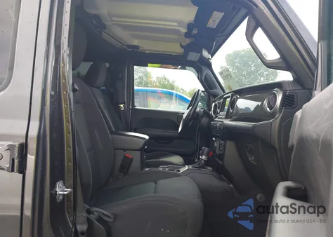 2020 Jeep Wrangler Unlimited Sahara z USA, uszkodzony, nr VIN 1C4HJXEN3LW172750